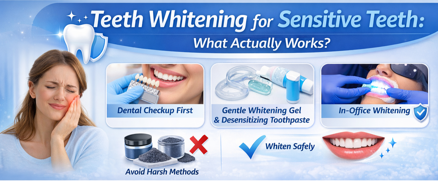 teeth whitening for sensitive teeth
